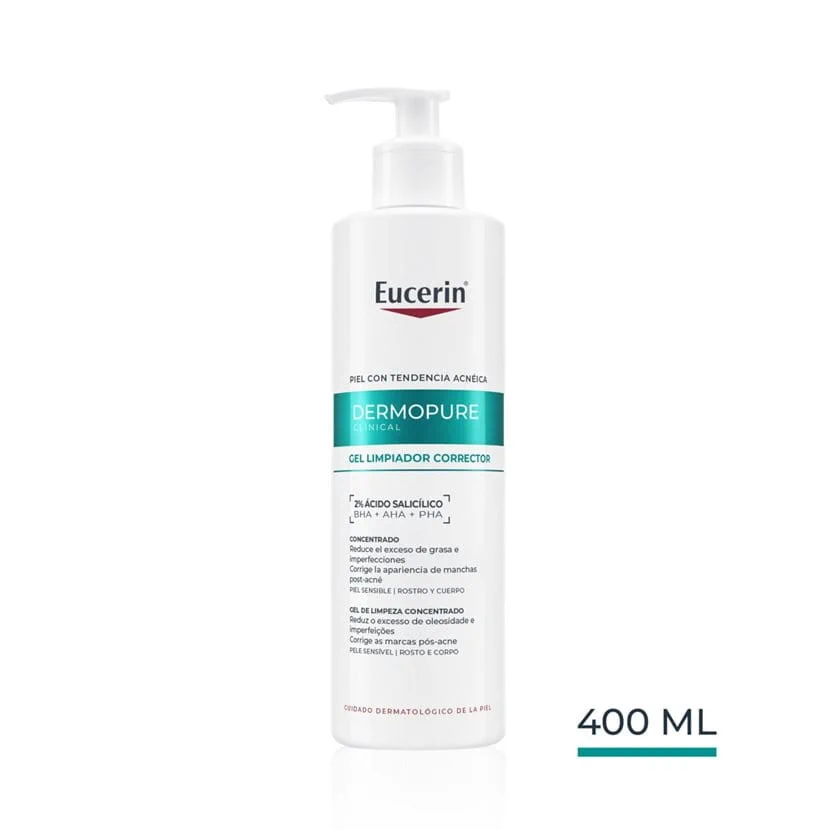 EUCERIN DERMOPURE OIL CONTROL GEL LIMPIADOR 400 ML
