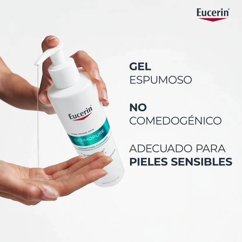 EUCERIN DERMOPURE OIL CONTROL GEL LIMPIADOR 400 ML - Imagen 4