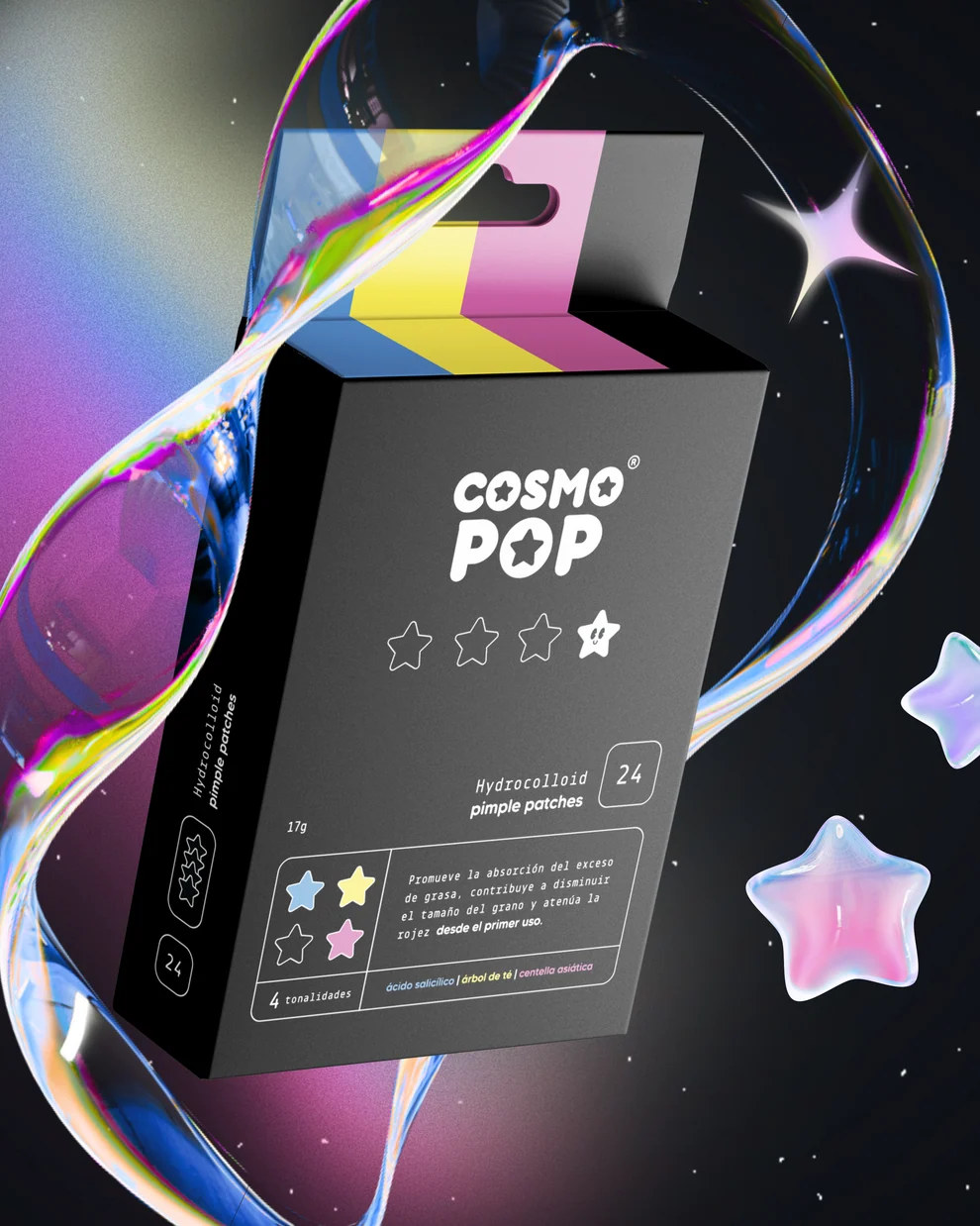 COSMOPOP 24 PARCHES GRANOS - Imagen 2