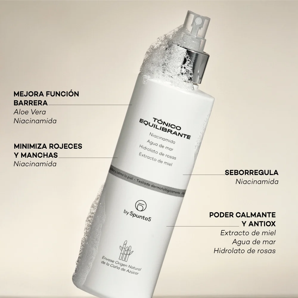 5PUNTO5 TÓNICO EQUILIBRENTE FACIAL 250 ML - Imagen 3